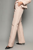  PENDA • Luxury Designer Fashion  • Faille seta silk Pants • Detail side