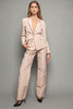  PENDA • Luxury Designer Fashion  • Faille seta silk Pants • Front