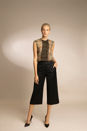  PENDA • Luxury Designer Fashion  • Sustainable Wool Pants • Front • SS20